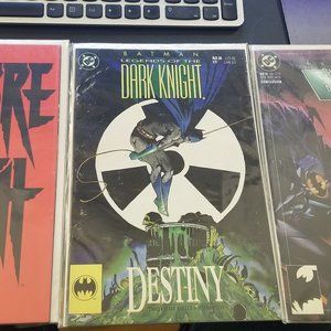 DC and Marvel Comics Lot of 3 Batman & Sabre Tooth